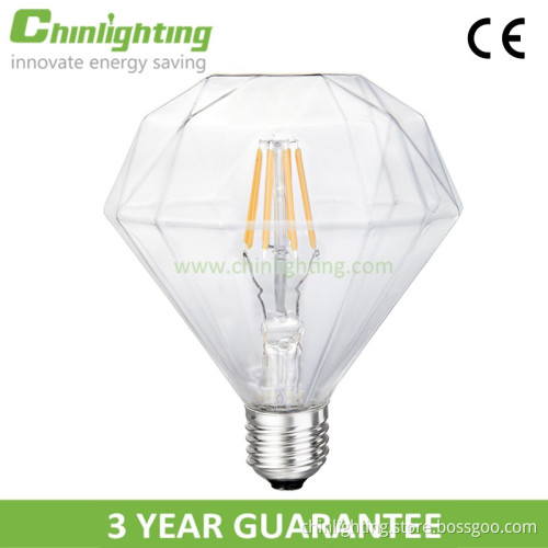Chinlighting new design DIY energy saving diamond led filament bulb E27 E26